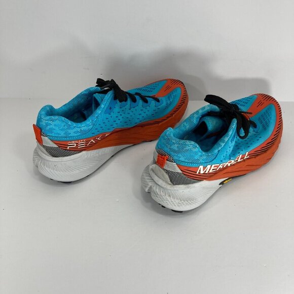 Merrell Agility Peak 5 Vibram Trail Trekking Running Shoes Women’s Size 8.5 Blue - Picture 5 of 13
